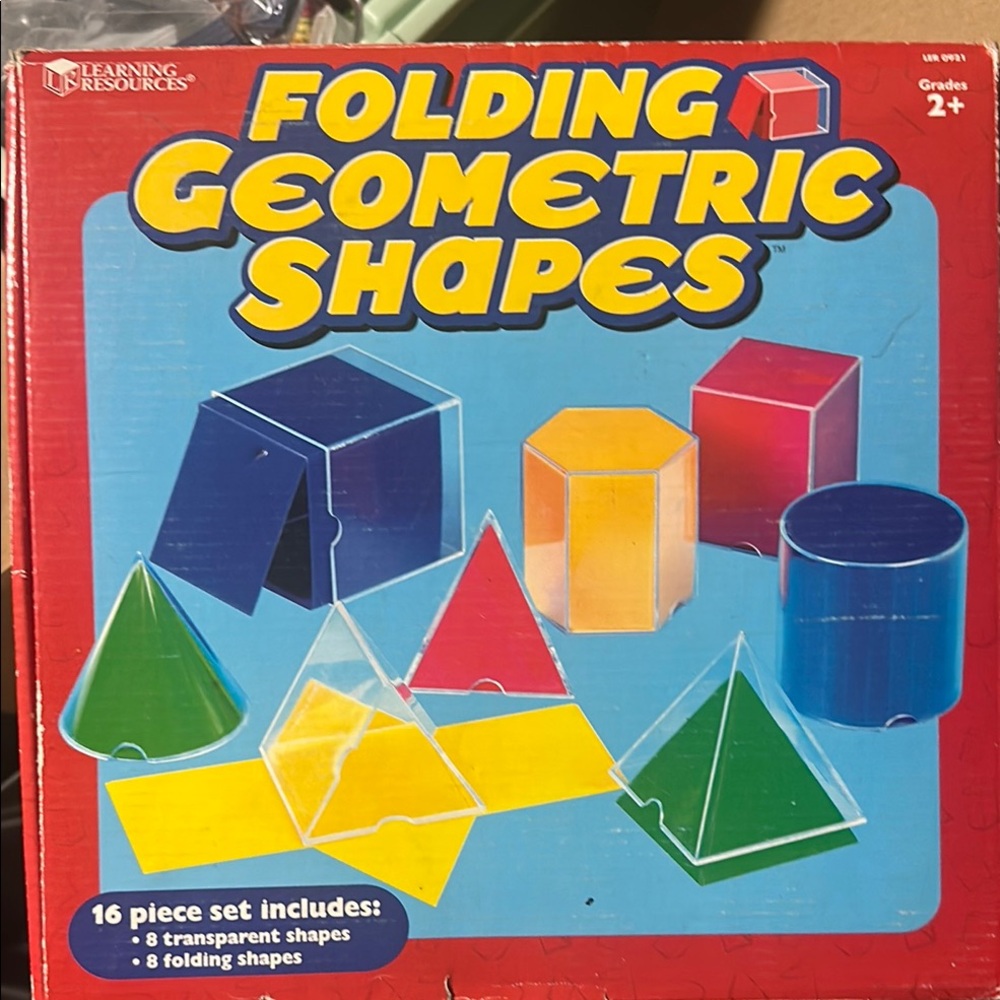 Learning Resources Folding Geometric Shapes - Multicolor Sets 2